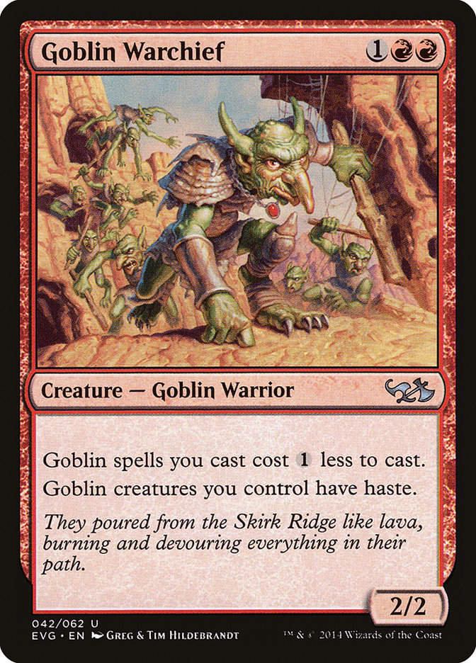 Goblin Warchief (EVG) (42)