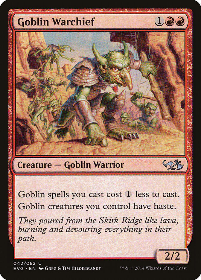 Goblin Warchief (EVG) (42)