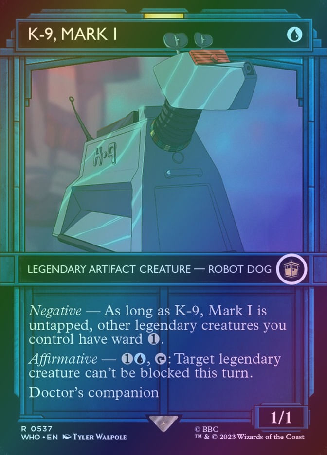 K-9, Mark I (WHO) (537) / Borderless / Showcase / Foil