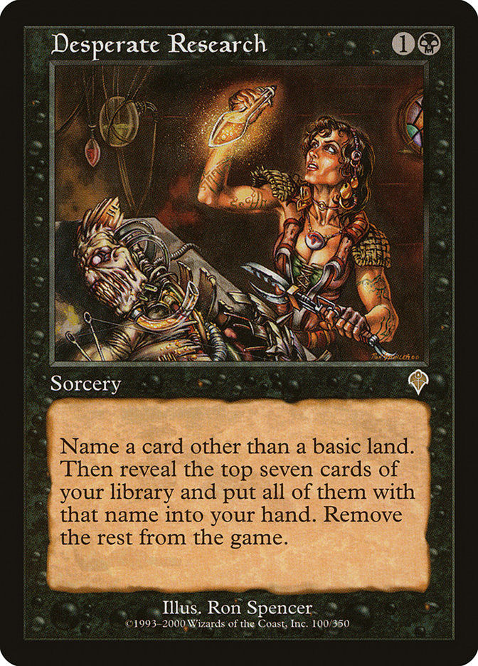 Desperate Research (INV) (100)