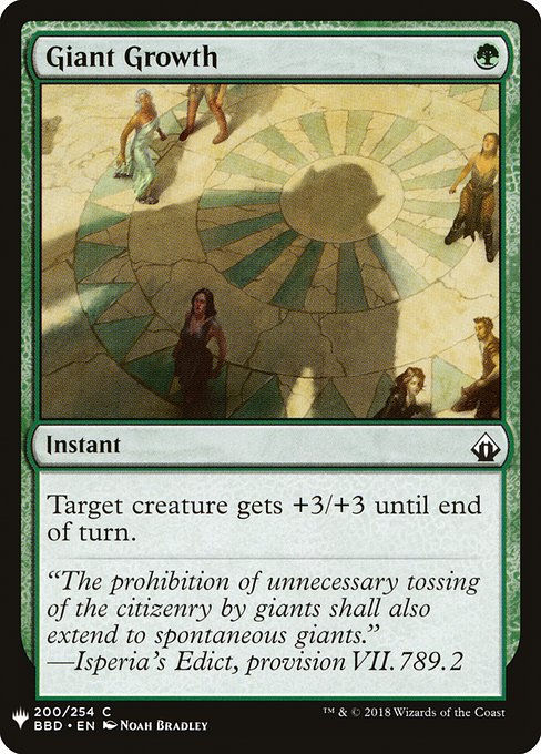 Giant Growth (PLST) (BBD-200)