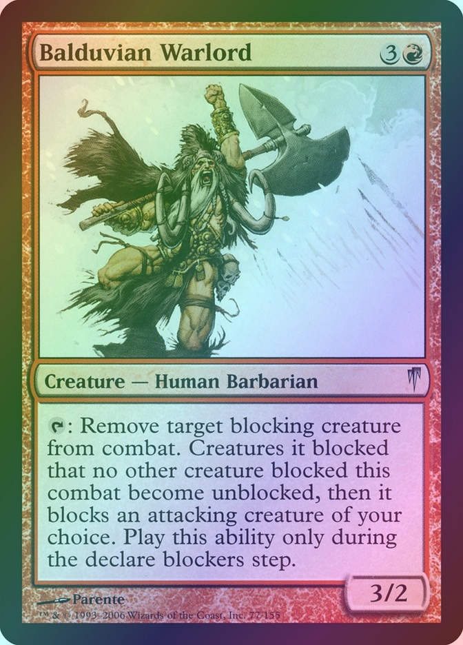 Balduvian Warlord (CSP) (77) / Foil
