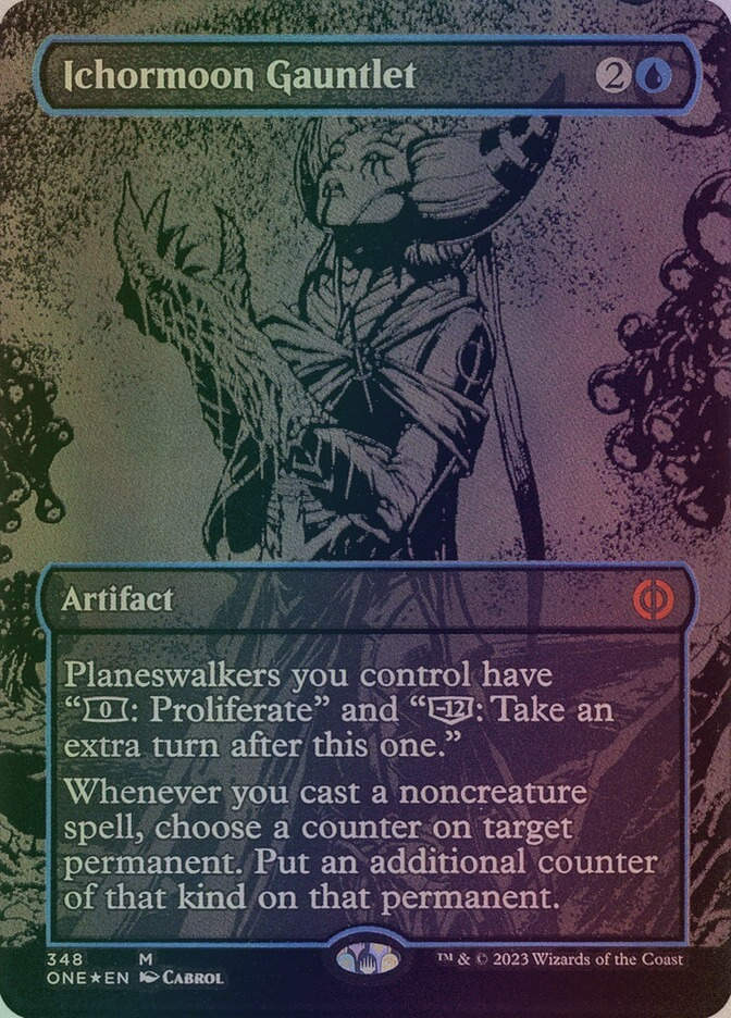 Ichormoon Gauntlet (ONE) (348) / Borderless / Oil Slick Foil