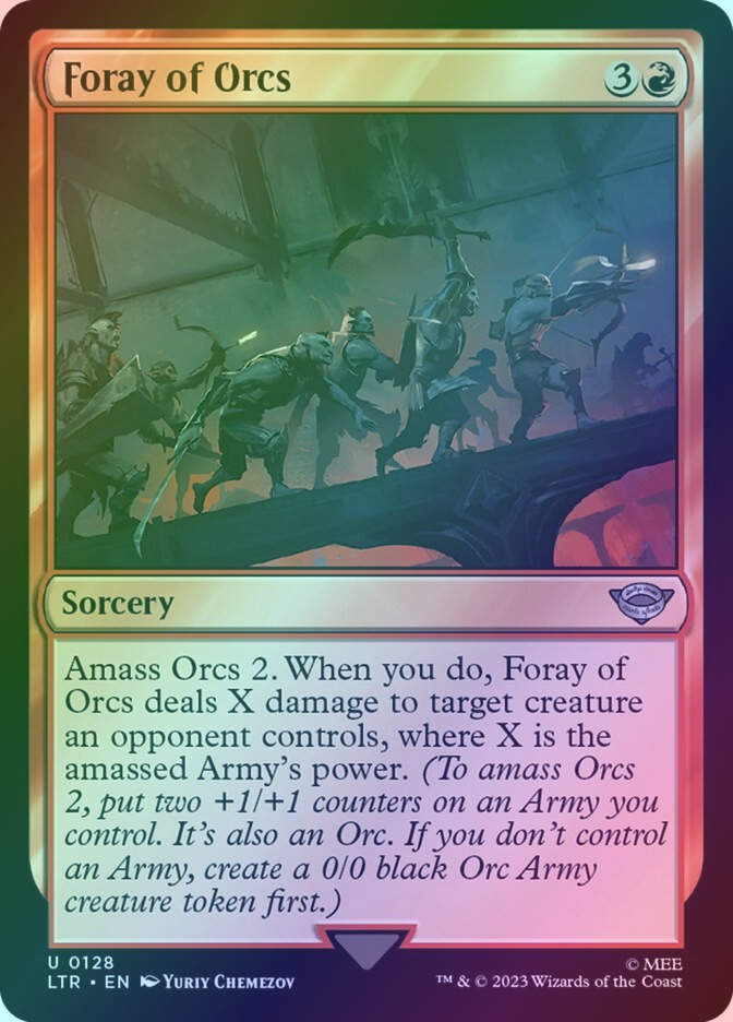 Foray of Orcs (LTR) (128) / Foil