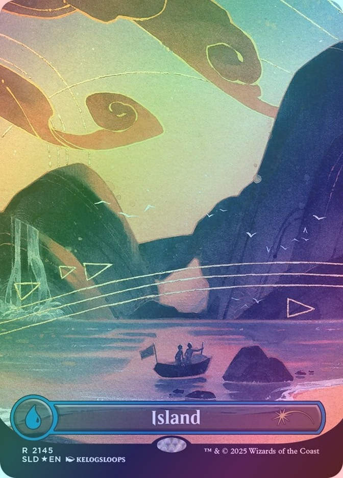 Island (SLD) (2145) / Borderless / Foil