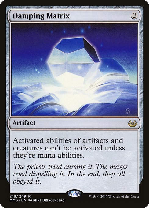 Damping Matrix (MM3)