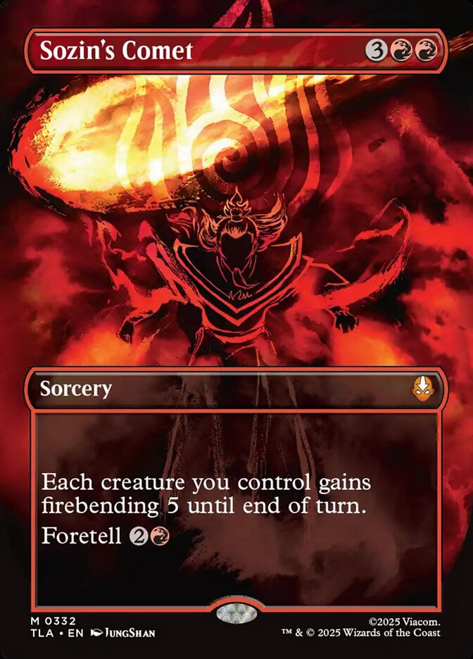 Sozin's Comet (TLA) (332) / Borderless / Foil