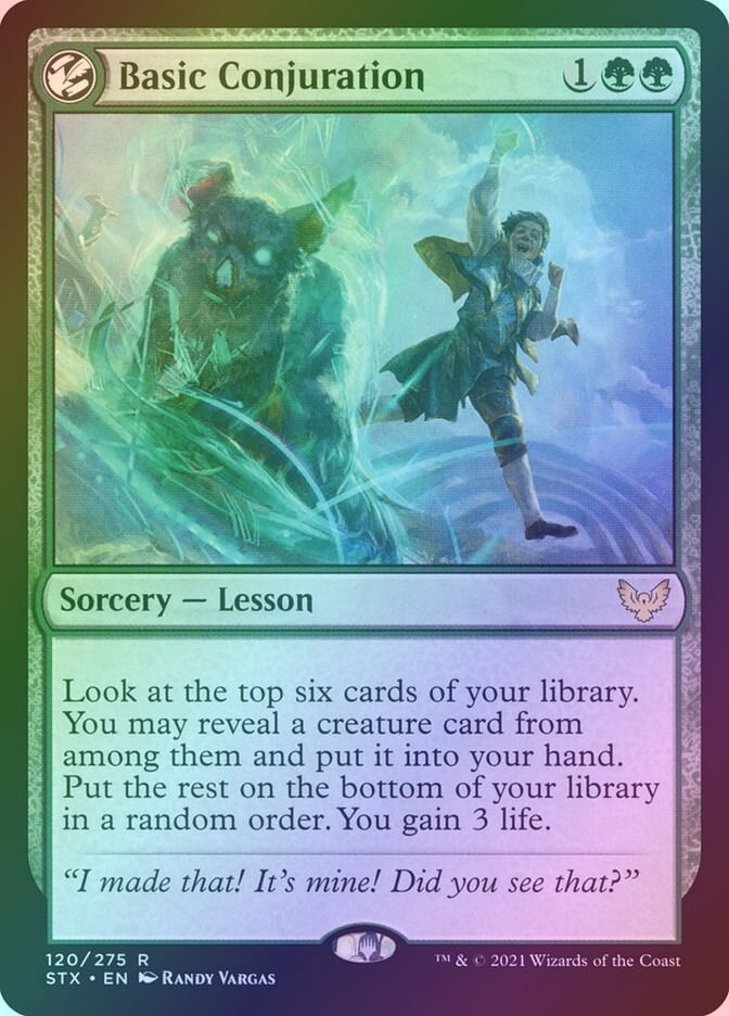 Basic Conjuration (STX) (120) / Foil