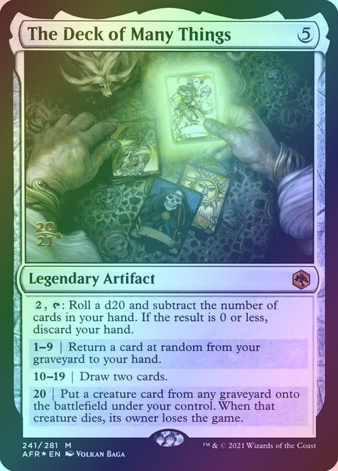 The Deck of Many Things (PAFR) (241s) / Foil
