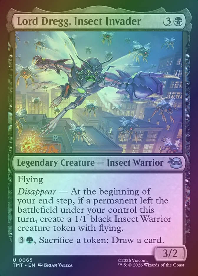 Lord Dregg, Insect Invader (TMT) (65) / Foil