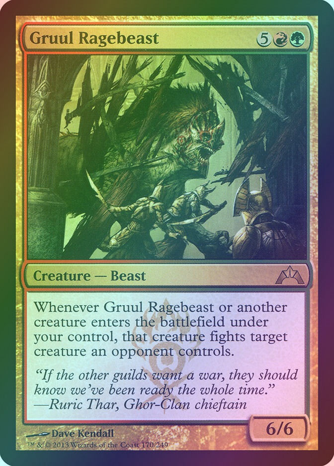 Gruul Ragebeast (GTC) (170) / Foil