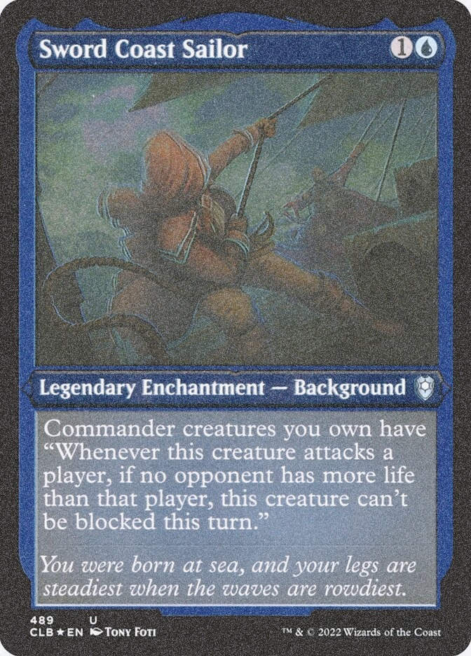 Sword Coast Sailor (CLB) (489) / Foil Etched