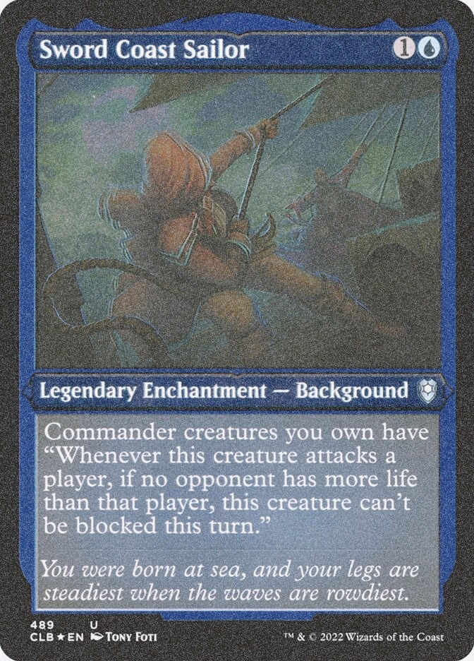 Sword Coast Sailor (CLB) (489) / Foil Etched