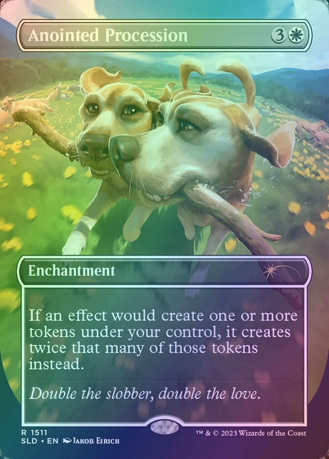 Anointed Procession (SLD) (1511) / Borderless / Foil — cara 1 de 2