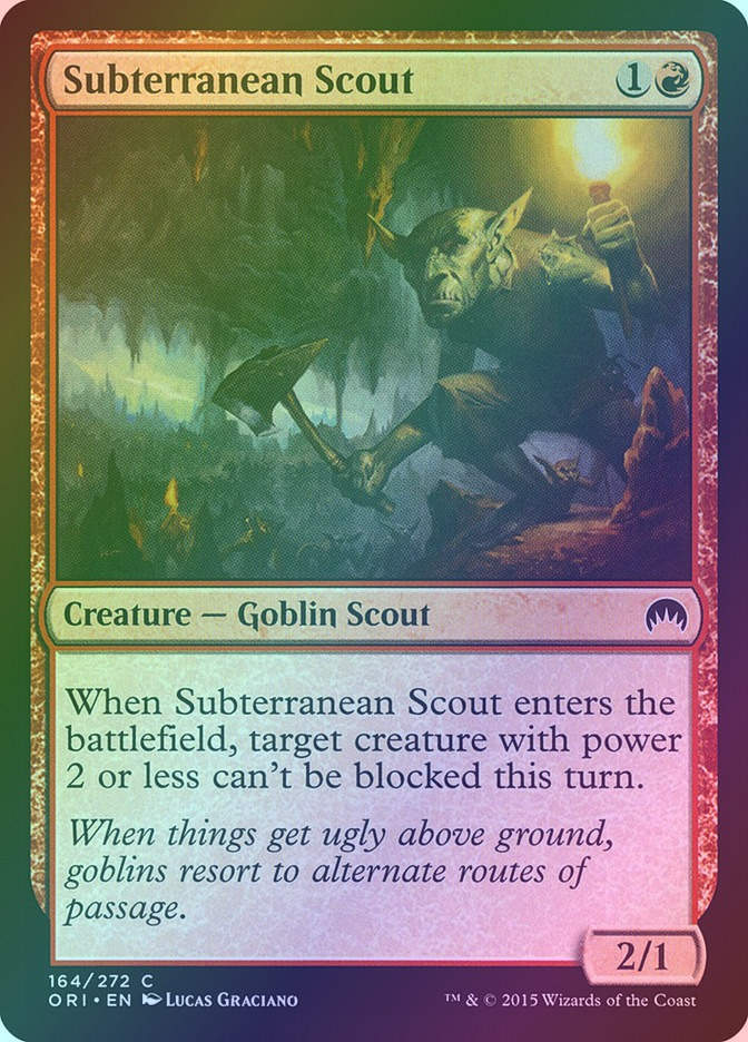 Subterranean Scout (ORI) (164) / Foil