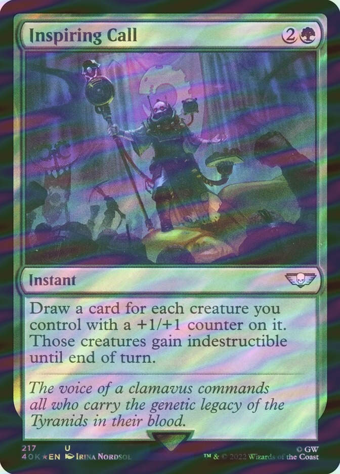 Inspiring Call (40K) (217★) / Surge Foil