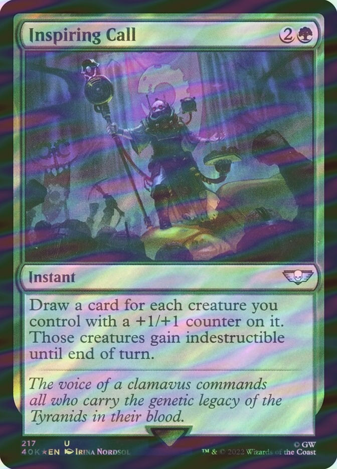 Inspiring Call (40K) (217★) / Surge Foil