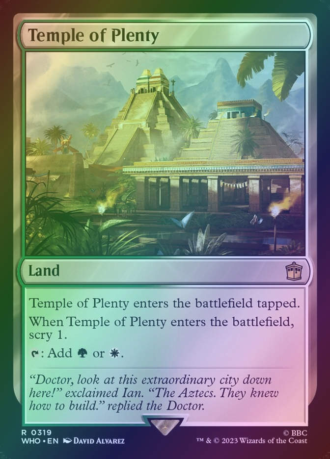 Temple of Plenty (WHO) (319) / Foil