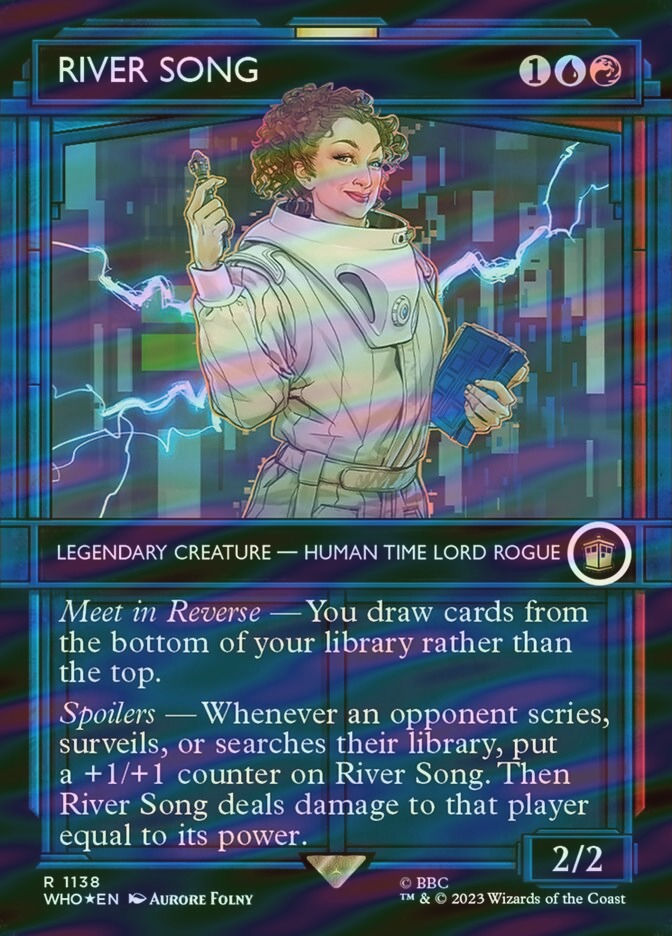 River Song (WHO) (1138) / Borderless / Showcase / Surge Foil