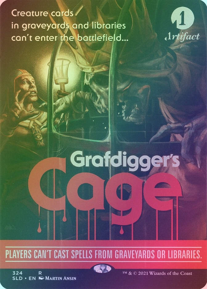 Grafdigger's Cage (SLD) (324) / Borderless / Foil