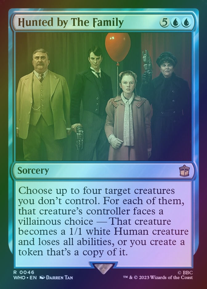 Hunted by The Family (WHO) (46) / Foil