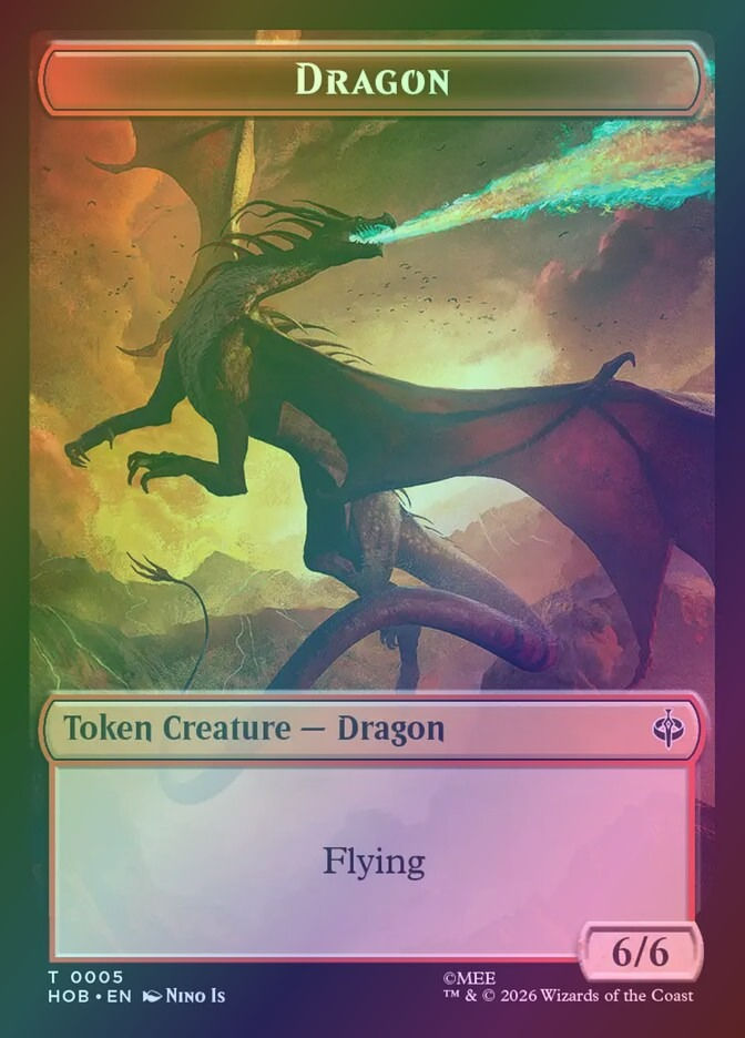 Dragon // Stone Boulder (THOB) (5 // 11) / Foil — cara 1 de 2