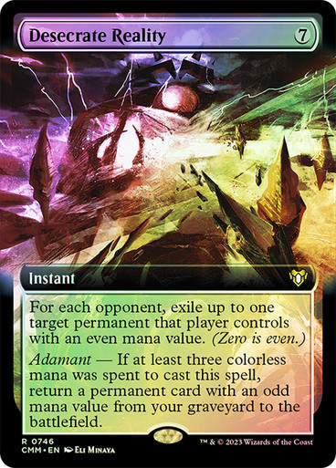 Desecrate Reality (cmm) / Extended Art / Foil