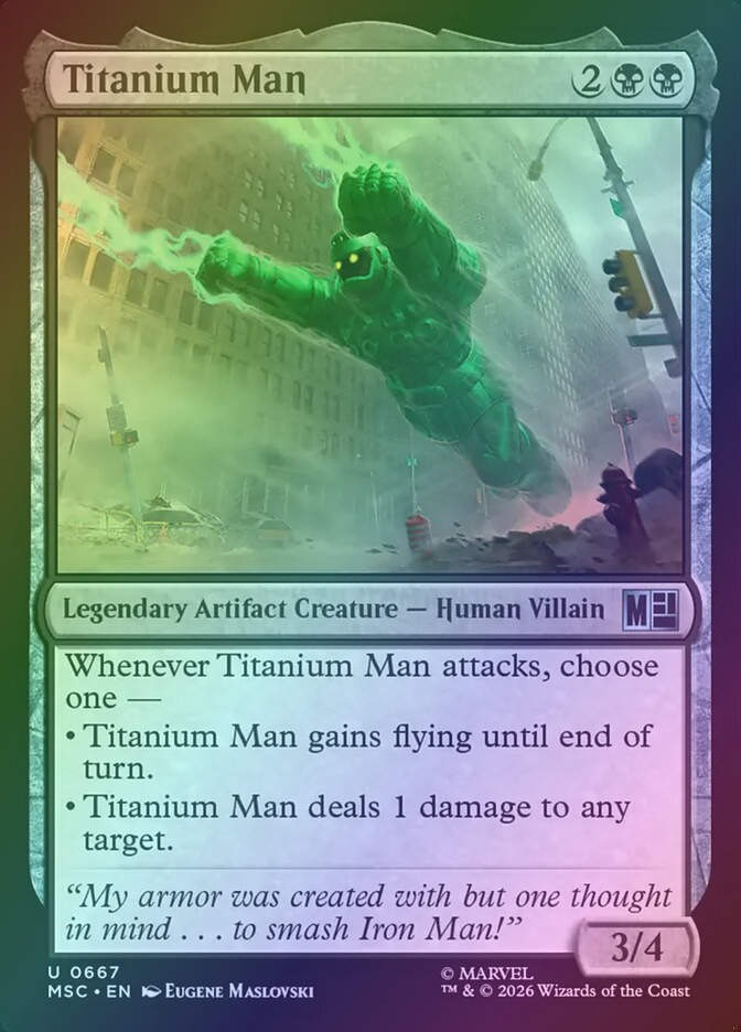 Titanium Man (MSC) (667) / Foil