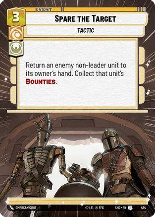 Spare the Target (Hyperspace) (SHD_#474) / Foil