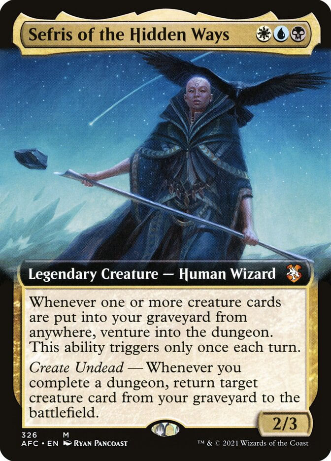 Sefris of the Hidden Ways (AFC) (326) / Extended Art
