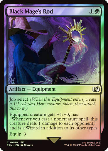 Black Mage's Rod (FIN) (90) / Foil