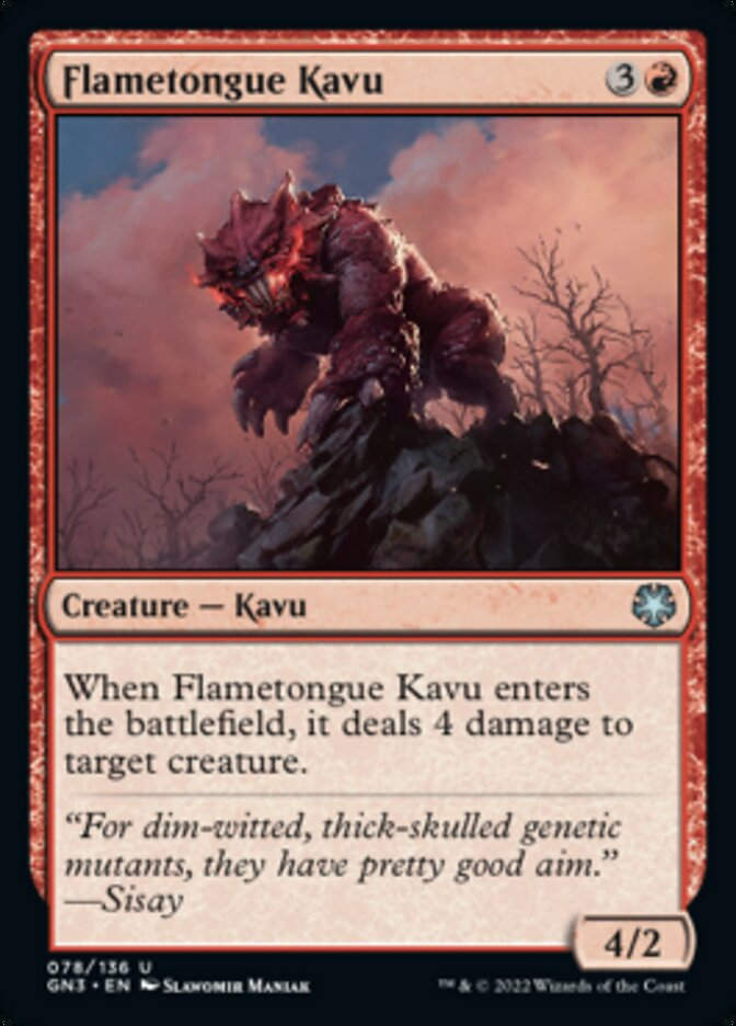 Flametongue Kavu (GN3)
