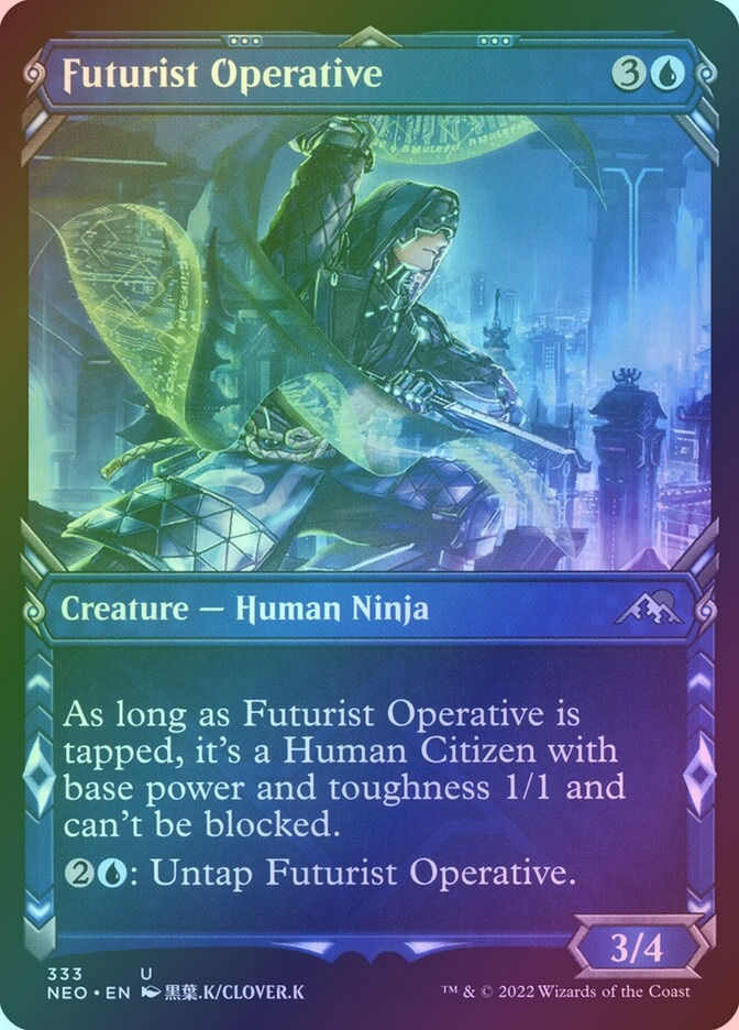 Futurist Operative (NEO) (333) / Showcase / Foil