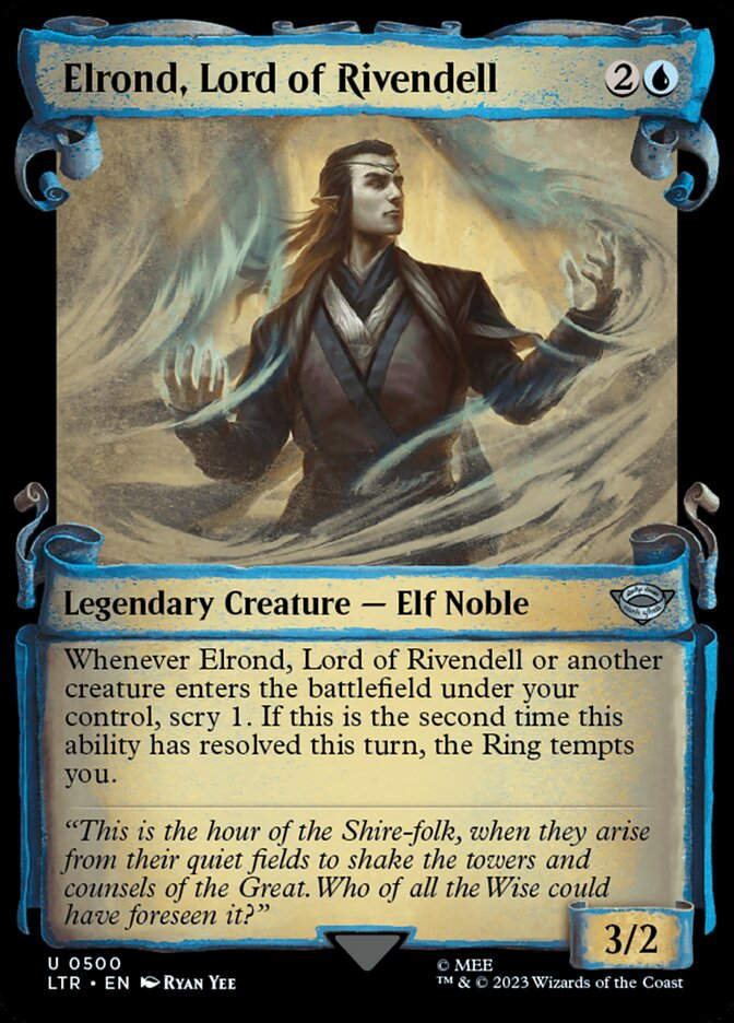 Elrond, Lord of Rivendell (LTR) (500) / Showcase