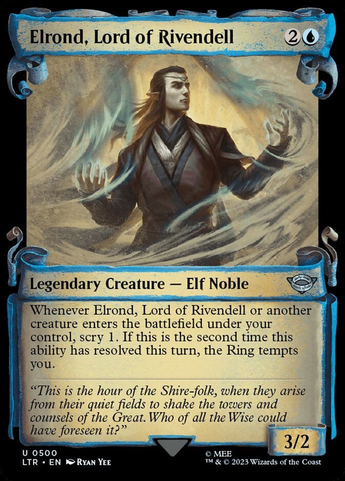 Elrond, Lord of Rivendell (LTR) (500) / Showcase