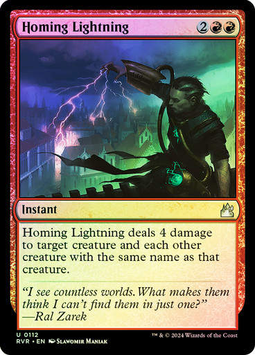 Homing Lightning (rvr) (112) / Foil
