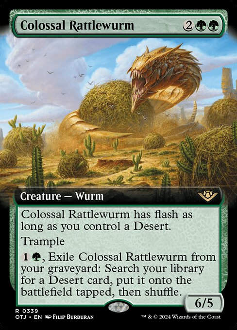 Colossal Rattlewurm (otj) (339) / Extended Art