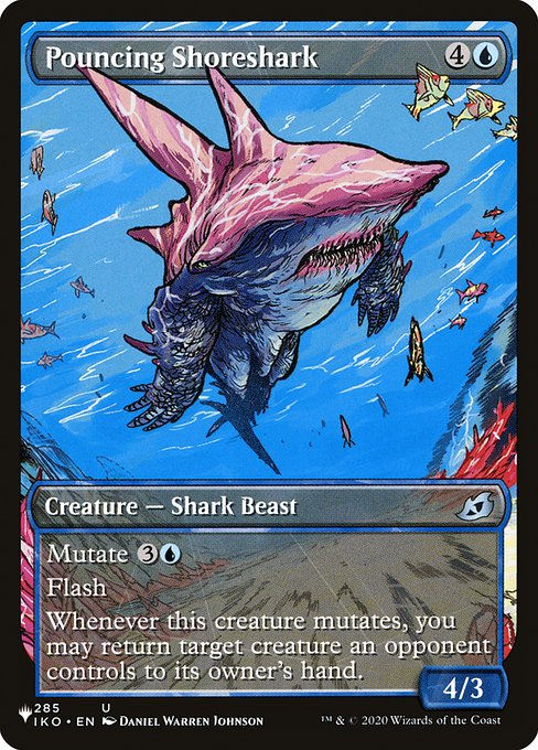 Pouncing Shoreshark (PLST) (IKO-285) / Showcase