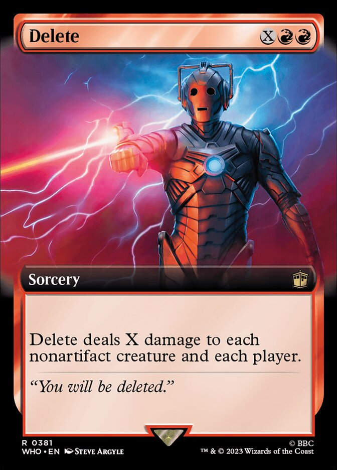 Delete (WHO) (381) / Extended Art