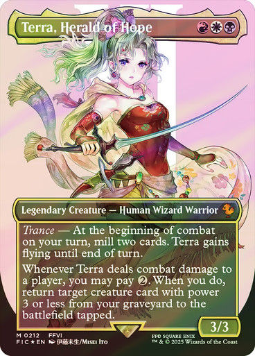 Terra, Herald of Hope (FIC) (212) / Borderless / Surge Foil