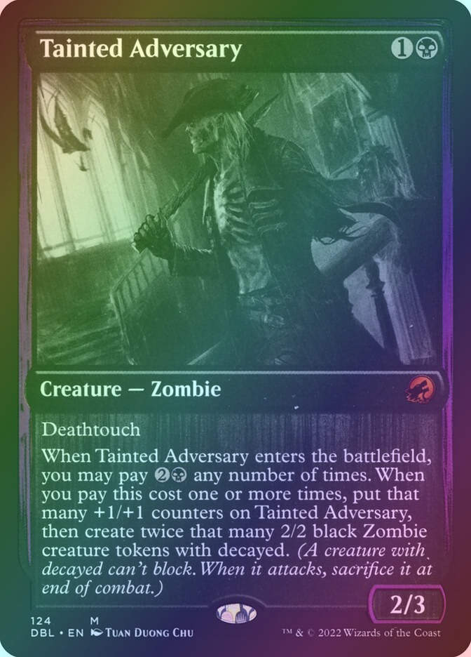Tainted Adversary (DBL) (124) / Foil