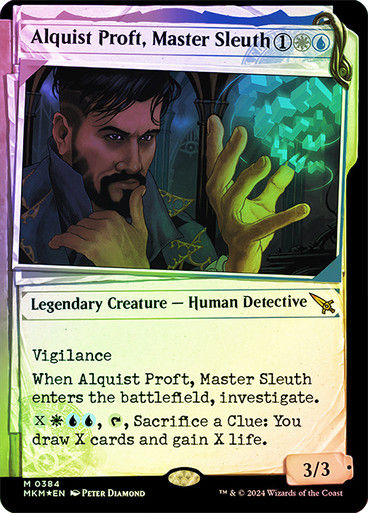 Alquist Proft, Master Sleuth (mkm) (384) / Showcase Invisible Ink