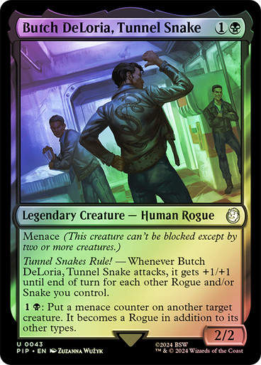 Butch DeLoria, Tunnel Snake (pip) (43) / Foil