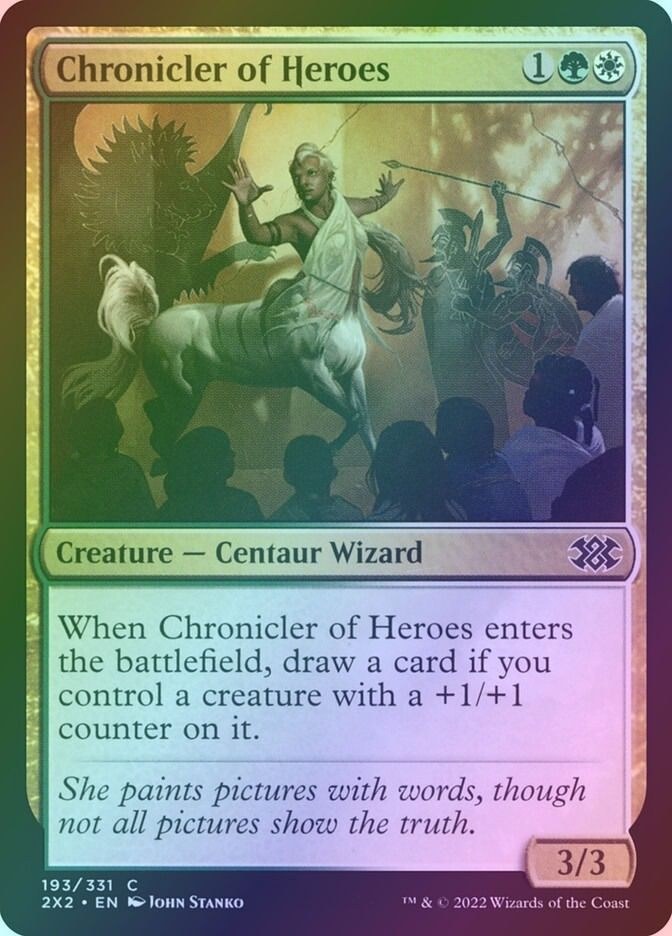 Chronicler of Heroes (2X2) (193) / Foil