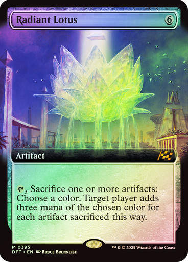 Radiant Lotus (DFT) (395) / Foil / Extended Art