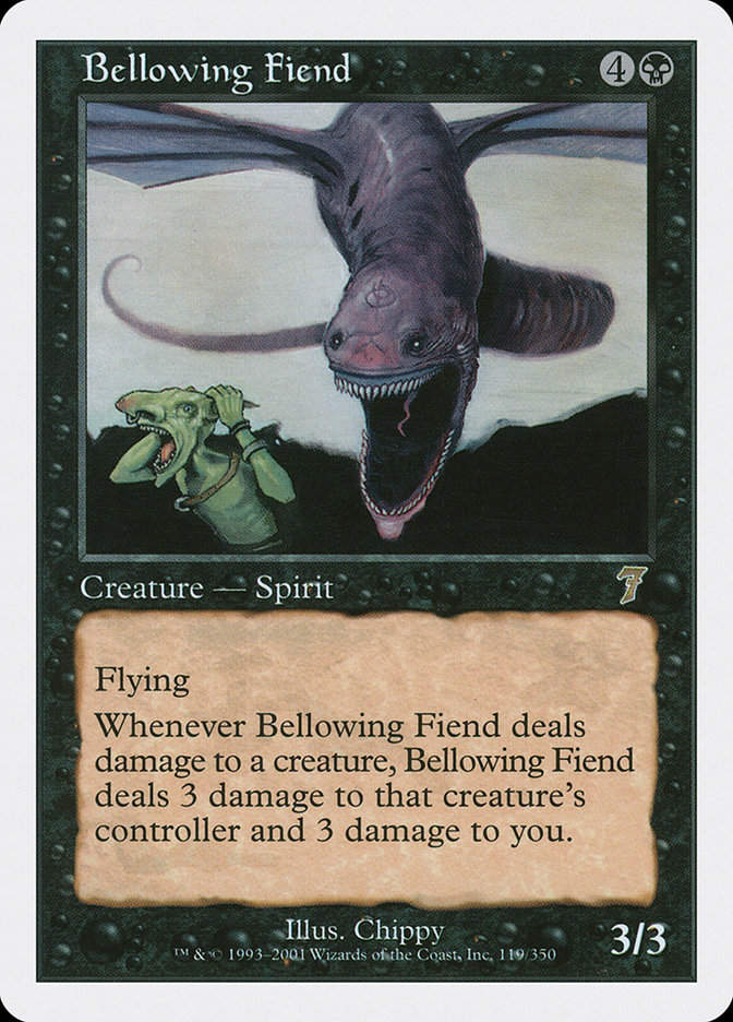 Bellowing Fiend (7ED) (119)
