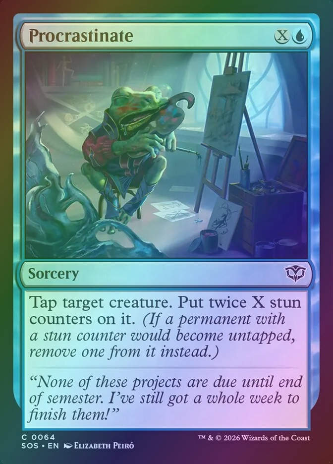 Procrastinate (SOS) (64) / Foil