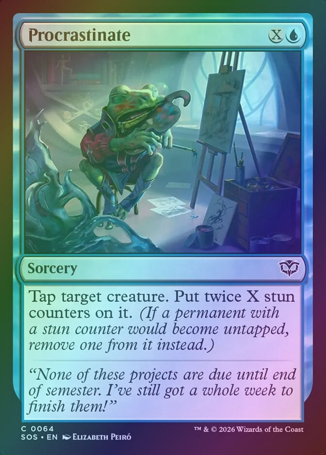 Procrastinate (SOS) (64) / Foil