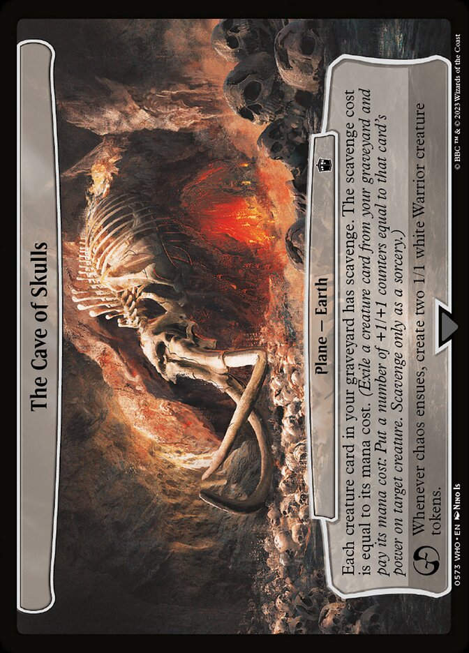 The Cave of Skulls (WHO) (573) / Planar Cards