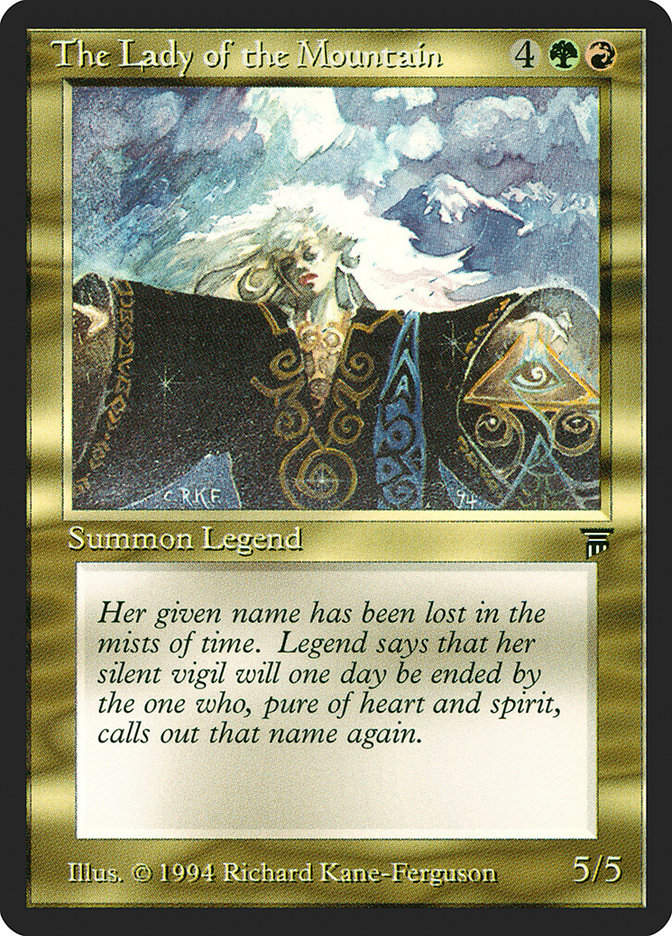The Lady of the Mountain (leg)